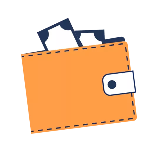 An illustration of a wallet