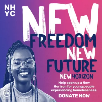 New Freedom New Future. A young black girl with braids and glasses